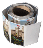 Bobine d'tiquettes lenticulaires